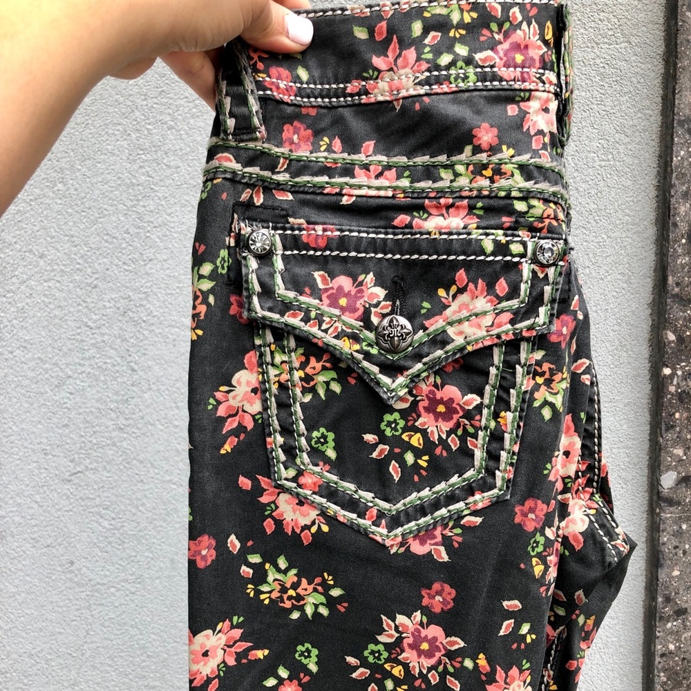 Miss me skinny jeans floral 26